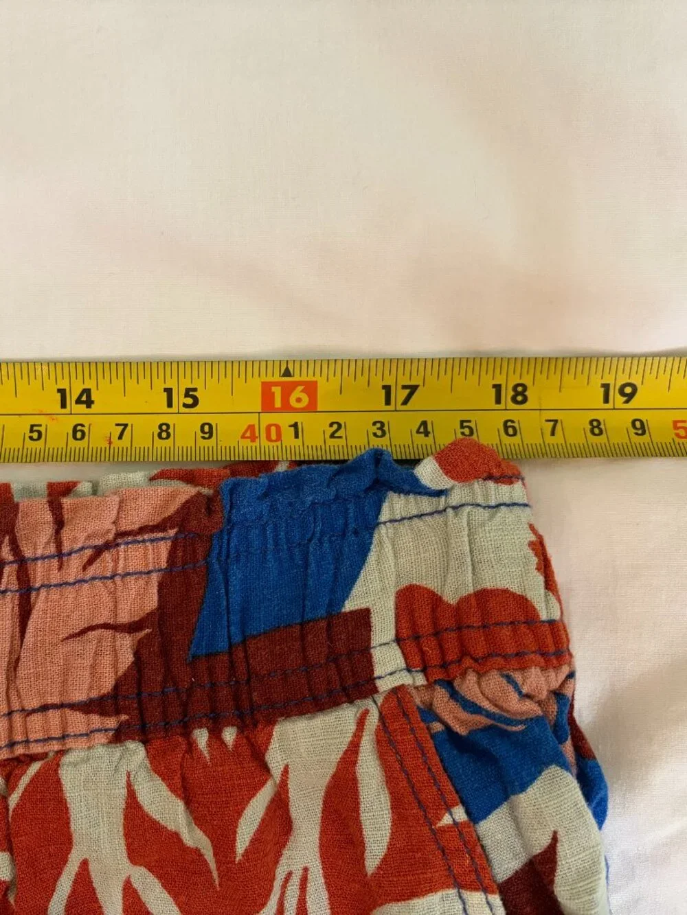 H&M Leaf Print Paper Bag Trousers Size XL